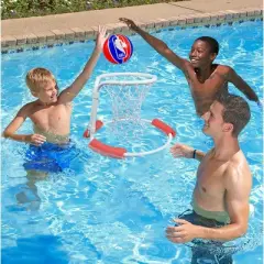 Swim Central 16" NBA Floating Basketball Pool Game