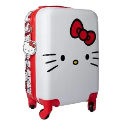 Hello Kitty Hardside Carry On Spinner Suitcase - Red/White