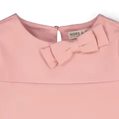 Hope & Henry Girls' Quilted Ponte Riding Dress, Infant