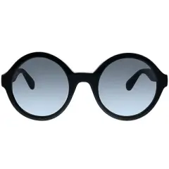 Kate Spade Khrista/S S2J O0 Womens Round Sunglasses Shiny Black 52mm