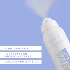 Native Whole Body Deodorant Spray - Cotton & Lily - 3.5oz