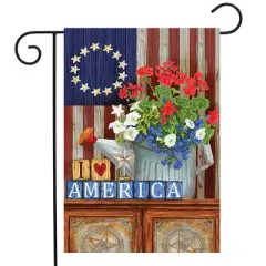 Briarwood Lane Summer Garden Flag 18x12.5 For Outdoor Americana Patriotic Garden Flag Flag For Summer Garden Flag Flags For Outside