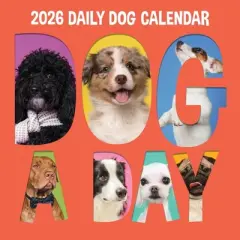 TF Publishing 13.5"x14.5" 2026 Dog-A-Day Wall Calendar