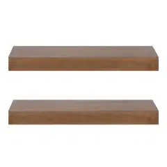 2pc 24" Havlock Wood Shelf Set - Kate & Laurel All Things Decor