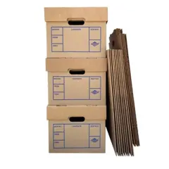 UBMOVE Office Moving Storage Boxes (12 Pk) Miracle File Moving Boxes 15"x12"x10"