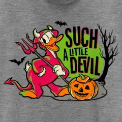 Women's Mickey & Friends Halloween Donald Duck Such a Little Devil Racerback Tank Top