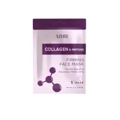 Azure Skincare Collagen and Peptides Sheet Mask - 3.7oz
