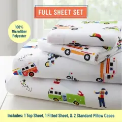 Wildkin Kids Microfiber Sheet Set for Boys & Girls