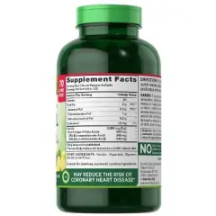 Nature's Truth Fish Oil 2000mg | Natural Lemon Flavor | 250 Softgels