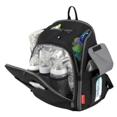Fisher-Price Kaden Diaper Backpack - Black