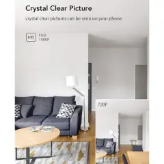 Nooie IPC007 1080p Full HD Indoor Wi-Fi Smart Baby Camera with Audio, Works with Alexa