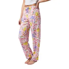 Hello Kitty & Friends All-Over Character Print Women's Pink Sleep Pajama Pants