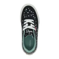 Levi's Kids Maribel Floral Unisex Twill Canvas Lace Up Lowtop Casual Sneaker Shoe