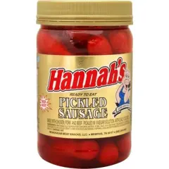 Hannah's Pickled Sausages (With Pork) Quarts - 3 Quarts