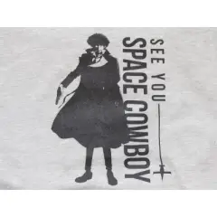 Cowboy Bebop Space Cowboy Men's Heather Gray Graphic Hoodie