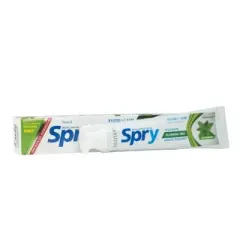 Fluride-Free Xylitol Toothpaste - Spearmint by Spry  -  5 oz Paste