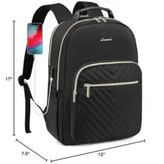 Laptop Backpack Purse for Women, Work Travel Computer Bags, College School Backpack