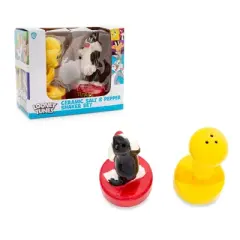 Silver Buffalo Looney Tunes Sylvester and Tweety Ceramic Salt and Pepper Shakers | Set of 2