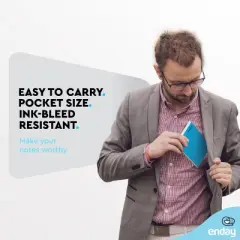 Notebook 5 x 7 College-Ruled 80 ct. Sidebound, Red