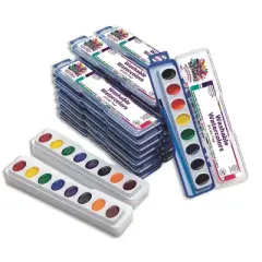 Color Splash!&reg; Washable Watercolor Mega Pack, 8-Color Trays with Refills  (Pack of 36)