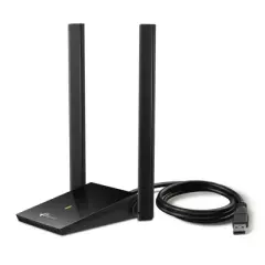 TP-Link AX1800 Wi-Fi 6 USB Adapter for Desktop PC Archer TX20U Plus Black Manufacturer Refurbished