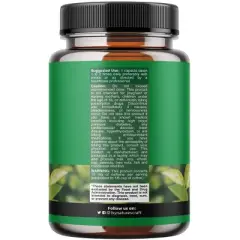 Green Tea Capsules, Organic Green Tea Supplement for Energy, Weight Management & Metabolism Support, Nature's Craft, 60ct