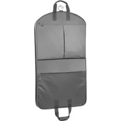 WallyBags 40" Deluxe Travel Garment Bag with two pockets