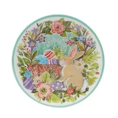Set of 6 Joy of Easter Melamine Salad Plates - Certified International