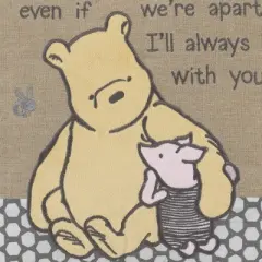 NoJo Disney Classic Pooh - A Day with Pooh - Decorative Pillow with Applique & Embroidery