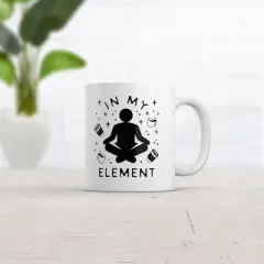 Crazy Dog In My Element Coffee Mug Funny Caffiene Lovers Graphic Novelty Cup-11oz