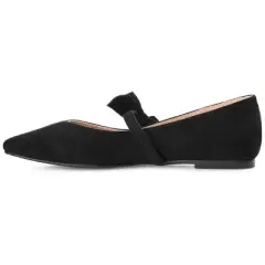 Journee Collection Womens Aizlynn Ballet Pointed Toe Slip On Flats