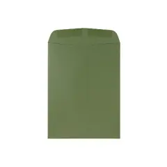 JAM Paper 9 x 12 Open End Catalog Envelopes Olive Green 100/Pack (31287534f)