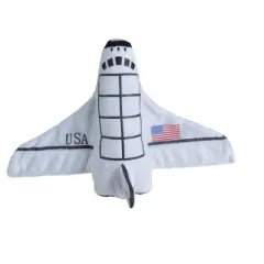 Wild Republic Huggers Space Shuttle Stuffed Animal, 8 Inches