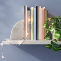 Amethyst Fairy Lights Purple - Room Essentials&trade;: LED Indoor Novelty String Lights for Dorm Decor, USB/Battery Powered