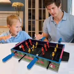 Link Mini Tabletop Foosball / Soccer with LED Lights - Great For Kids Of Any Age