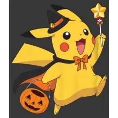 Boy's Pokemon Halloween Pikachu Wizard Costume T-Shirt