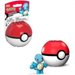 Pokemon Pokemon Mega Construx Building Set | Squirtle w/ Poke Ball