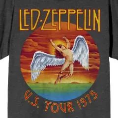 Led Zeppelin U.S. Tour 1975 Crew Neck Short Sleeve Men's T-shirt