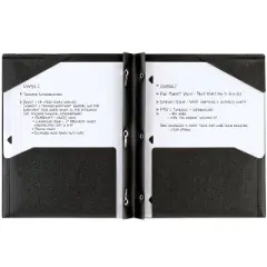 Five Star 2 Pocket Plastic Folder with Prongs