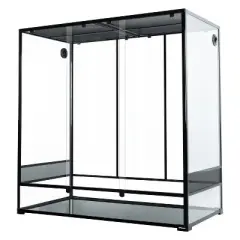 REPTI ZOO Vertical Reptile Glass Terrarium, 48" x 24" x 48"
