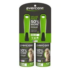 Evercare Pet Twin Pack Lint Roller - 70 Sheets/2pk