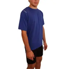 Reebok Mens Endurance Basic T-Shirt, Blue, Large