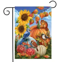 Briarwood Lane Fall Garden Flag 12x18 For Outdoor Autumn Gathering For Fall Garden Flag Flags For Outside