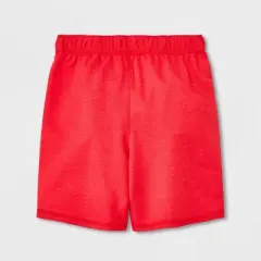 Boys' 2pk Adaptive Knit Pull-On Shorts - Cat & Jack&trade; Red/Black