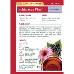 Traditional Medicinals Echicancea Plus Elderberry Tea Bags - 16ct