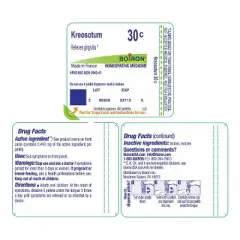 Kreosotum 30C by Boiron Homeopathic Single Medicine For Pain  -  80 Pellet