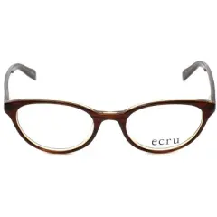 Ecru Designer EyeGlasses Daltrey-004 Brown Layered Crystal 50mm 21 POWER CHOICES