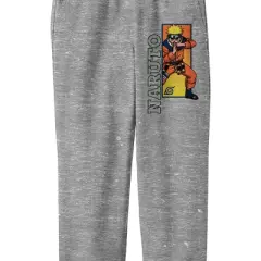 Naruto Classic Naruto Ninjutsu Stance Men's Athletic Heather Sweatpants