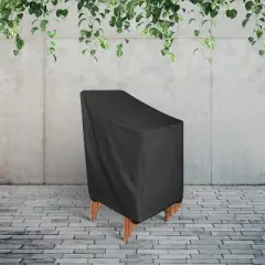 KHOMO GEAR Stackable Chair Cover Heavy Duty Premium Outdoor Furniture Protector