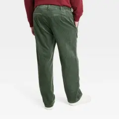 Houston White Adult High-Rise Cord Chino Pants - Green